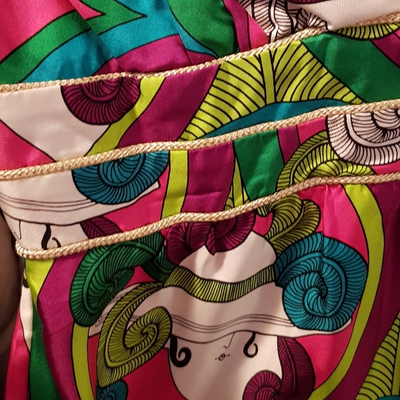 Voom Silk Multi Colored Dress - Picture 7 of 16